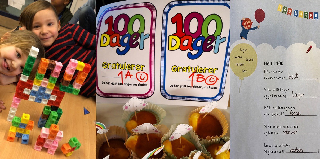 1. trinn har fullført 100 skoledager 1. trinn har fullført 100 skoledager